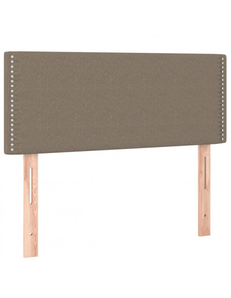 Giroletto a Molle con Materasso Tortora 100x200 cm in Tessuto