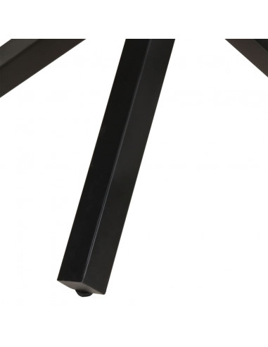 Tavolo da Pranzo Rotondo 100x100x75 cm Massello di Recupero