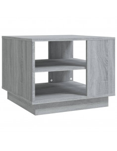 Tavolino da Salotto Grigio Sonoma 55x55x43 cm in Truciolato