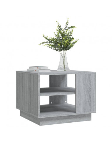 Tavolino da Salotto Grigio Sonoma 55x55x43 cm in Truciolato