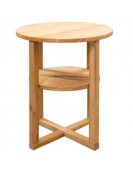 Tavolino da Salotto 40x50 cm in Massello di Rovere