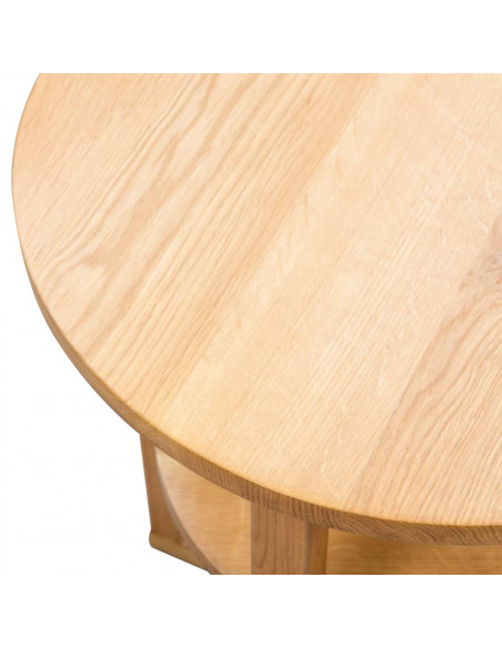 Tavolino da Salotto 40x50 cm in Massello di Rovere