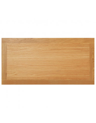 Tavolino da Salotto 90x45x40 cm in Legno Massello di Rovere