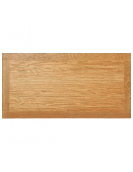 Tavolino da Salotto 90x45x40 cm in Legno Massello di Rovere