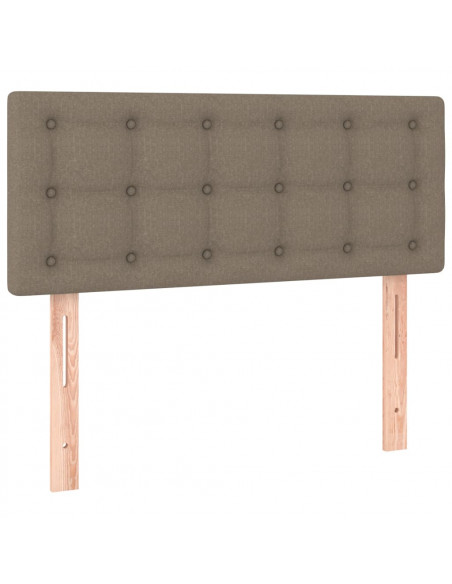 Giroletto a Molle con Materasso Tortora 90x190 cm in Tessuto