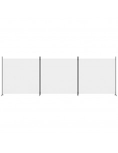 Divisorio a 3 Pannelli bianco 525x180 cm in Tessuto 2