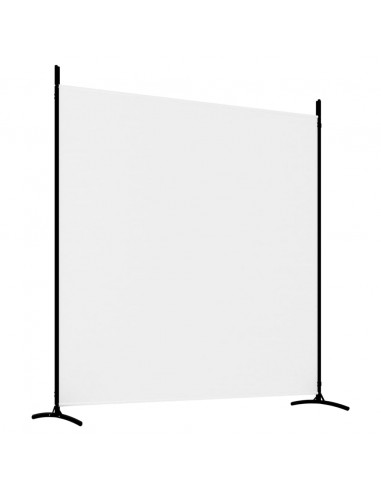 Divisorio a 3 Pannelli bianco 525x180 cm in Tessuto