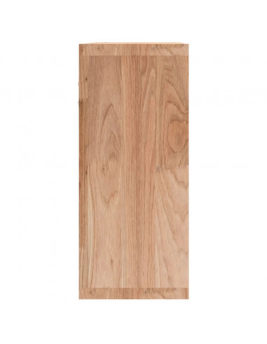 Armadietto da Parete 42x18x42 cm in Legno Massello di Noce