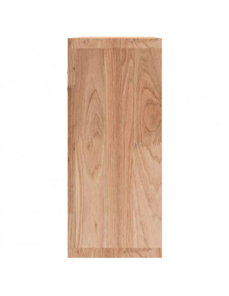 Armadietto da Parete 42x18x42 cm in Legno Massello di Noce