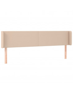 Testiera ad Orecchio Cappuccino 203x16x78/88 cm in Similpelle