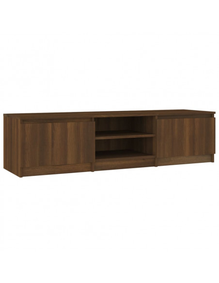 Mobile TV Rovere Marrone 140x40x35,5 cm in Legno Multistrato