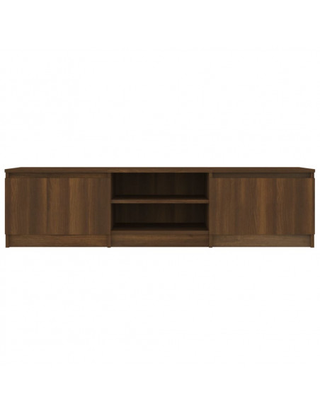 Mobile TV Rovere Marrone 140x40x35,5 cm in Legno Multistrato