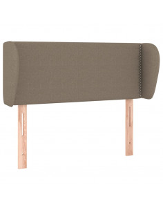 Testiera ad Orecchio Tortora 93x23x78/88 cm in Tessuto