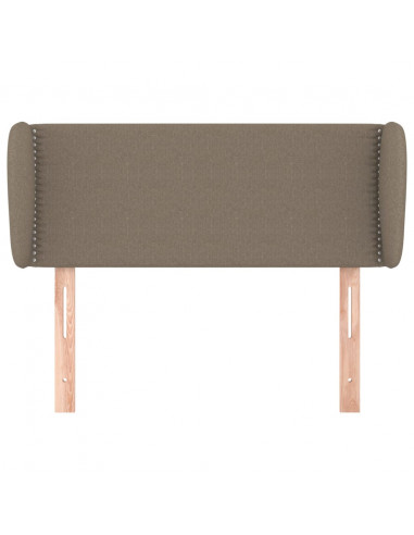 Testiera ad Orecchio Tortora 93x23x78/88 cm in Tessuto