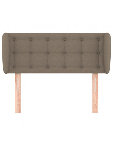 Testiera ad Orecchio Tortora 83 x 23 x 78/88 cm in Tessuto