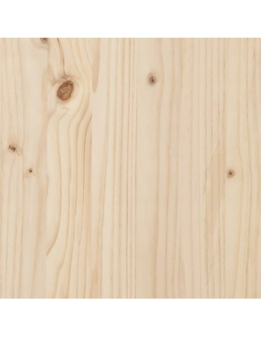 Giroletto con Testiera 90x200 cm in Legno Massello di Pino