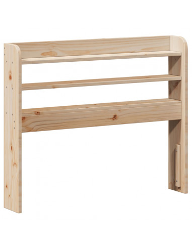 Giroletto con Testiera 90x200 cm in Legno Massello di Pino