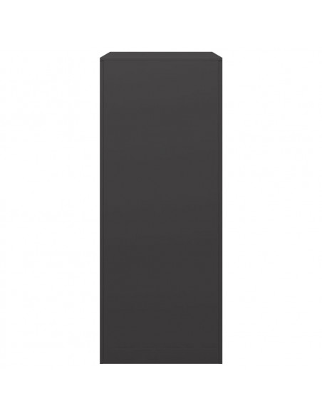 Rastrelliera per Legna da Ardere Nera 60x40x100 cm in Acciaio