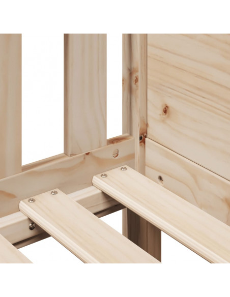 Giroletto Bambini con Cassetti 70x140 cm Legno Massello di Pino