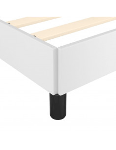 Giroletto con Testiera Bianco 80x200 cm in Similpelle 2
