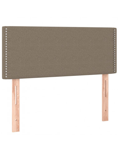 Giroletto a Molle con Materasso Tortora 90x190 cm in Tessuto