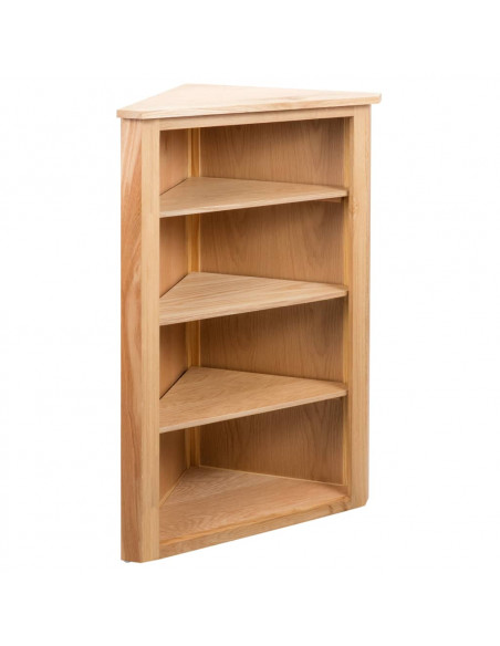 Armadietto ad Angolo 59x36x100 cm in Massello di Rovere