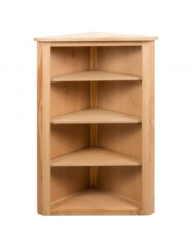 Armadietto ad Angolo 59x36x100 cm in Massello di Rovere