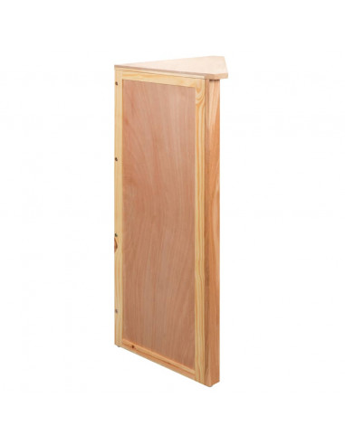 Armadietto ad Angolo 59x36x100 cm in Massello di Rovere