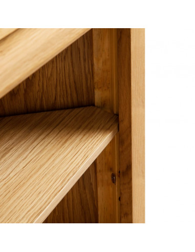 Armadietto ad Angolo 59x36x180 cm in Massello di Rovere