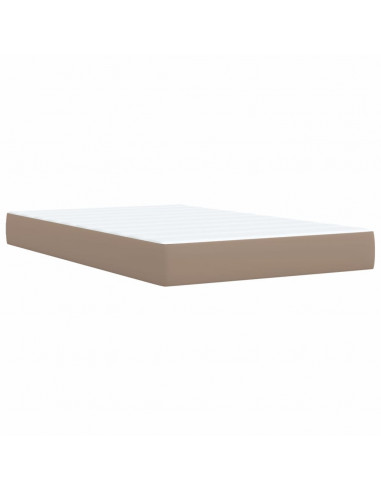 Giroletto a Molle con Materasso Cappuccino 120x190cm Similpelle