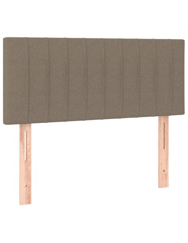 Giroletto a Molle con Materasso Tortora 100x200 cm in Tessuto