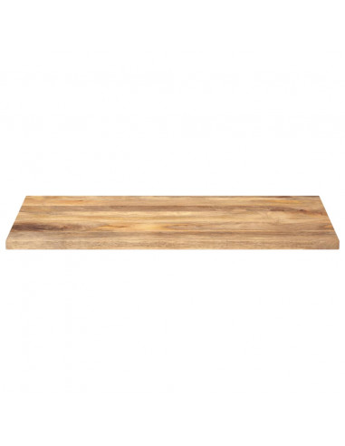 Piano per Tavolo 100x70x2,5cm Rettangolare Legno Massello Mango