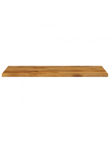 Piano per Tavolo 110x60x2,5cm Rettangolare Legno Massello Mango