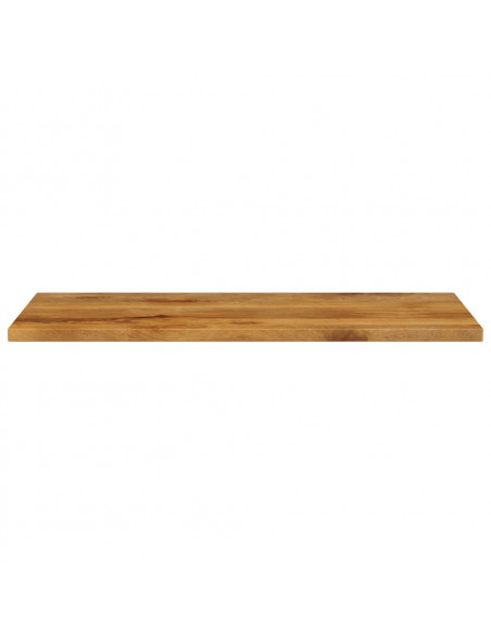 Piano per Tavolo 110x60x2,5cm Rettangolare Legno Massello Mango