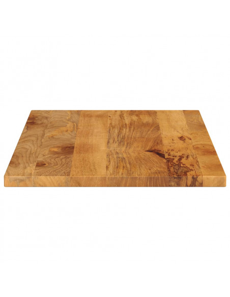 Piano per Tavolo 110x70x2,5cm Rettangolare Legno Massello Mango