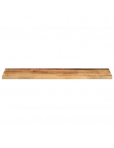 Piano per Tavolo 120x20x2,5 cm Rettangolare Legno Mango Grezzo 2