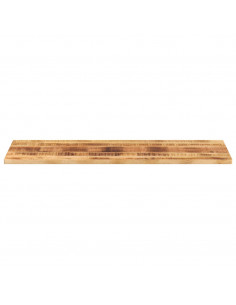 Piano per Tavolo 140x50x3,8 cm Rettangolare Legno Mango Grezzo 2