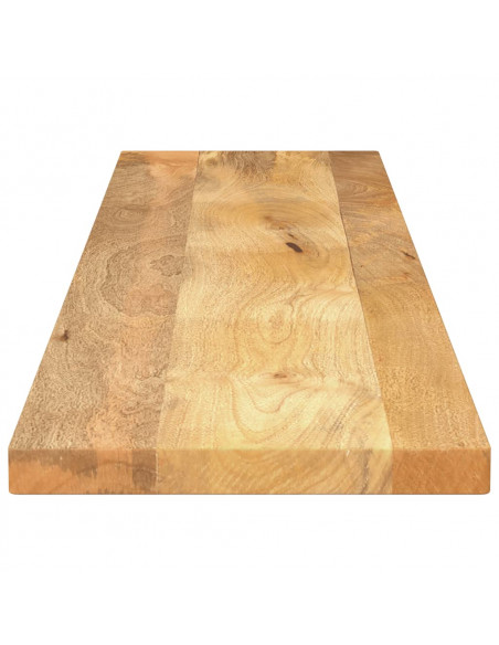 Piano per Tavolo 160x30x2,5cm Rettangolare Legno Massello Mango