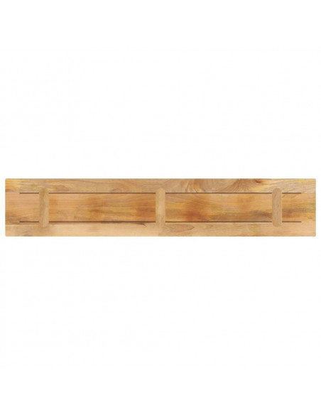 Piano per Tavolo 180x20x3,8 cm Rettangolare Legno Mango Grezzo
