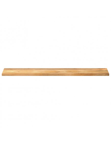 Piano per Tavolo 180x30x2,5cm Rettangolare Legno Massello Mango