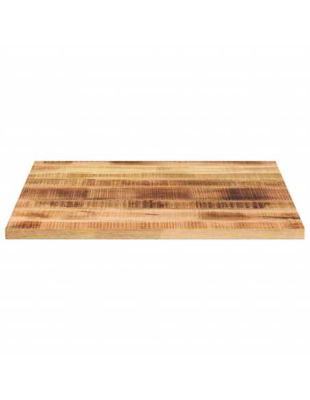 Piano per Tavolo 70x70x3,8 cm Quadrato Legno di Mango Grezzo