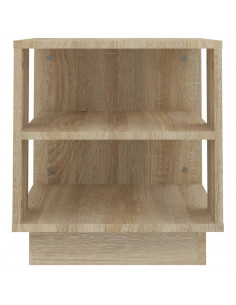 Tavolino da Salotto Rovere Sonoma 40x40x43 cm Legno Multistrato