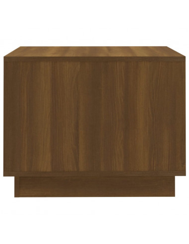 Tavolino da Salotto Rovere Marrone 55x55x43 cm in Truciolato