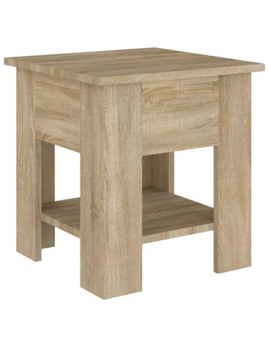 Tavolino da Salotto Rovere Sonoma 40x40x42 cm Legno Multistrato