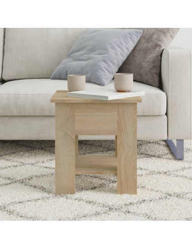 Tavolino da Salotto Rovere Sonoma 40x40x42 cm Legno Multistrato