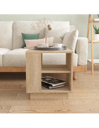 Tavolino da Salotto Rovere Sonoma 40x40x43 cm Legno Multistrato