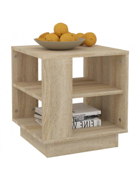 Tavolino da Salotto Rovere Sonoma 40x40x43 cm Legno Multistrato