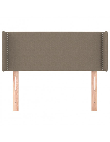 Testiera ad Orecchio Tortora 93x16x78/88 cm in Tessuto