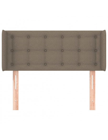 Testiera ad Orecchio Tortora 83x16x78/88 cm in Tessuto