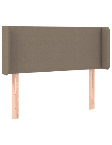 Testiera ad Orecchio Tortora 93x16x78/88 cm in Tessuto